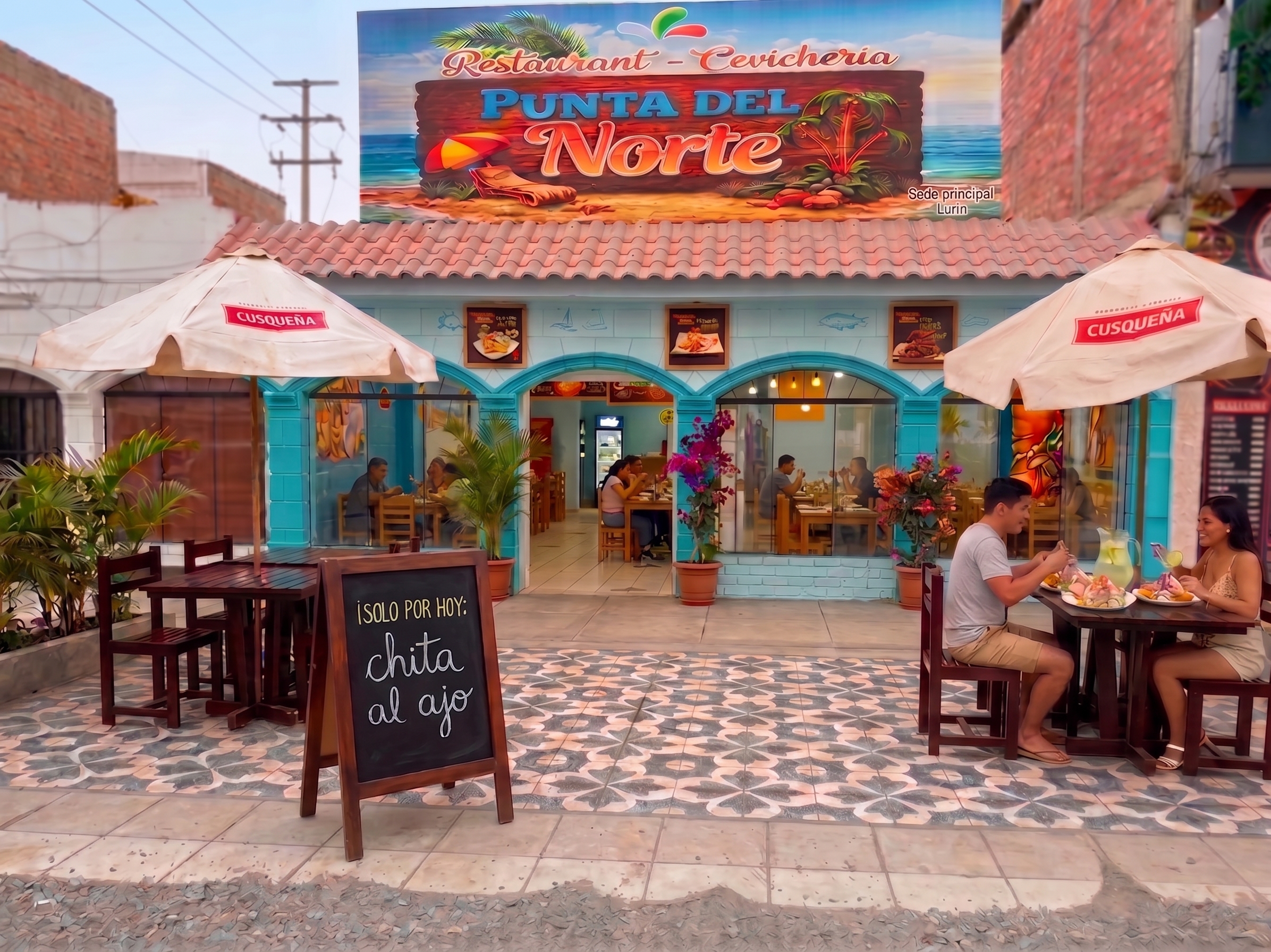 Fachada Sede Punta Hermosa - Cevichería Punta del Norte